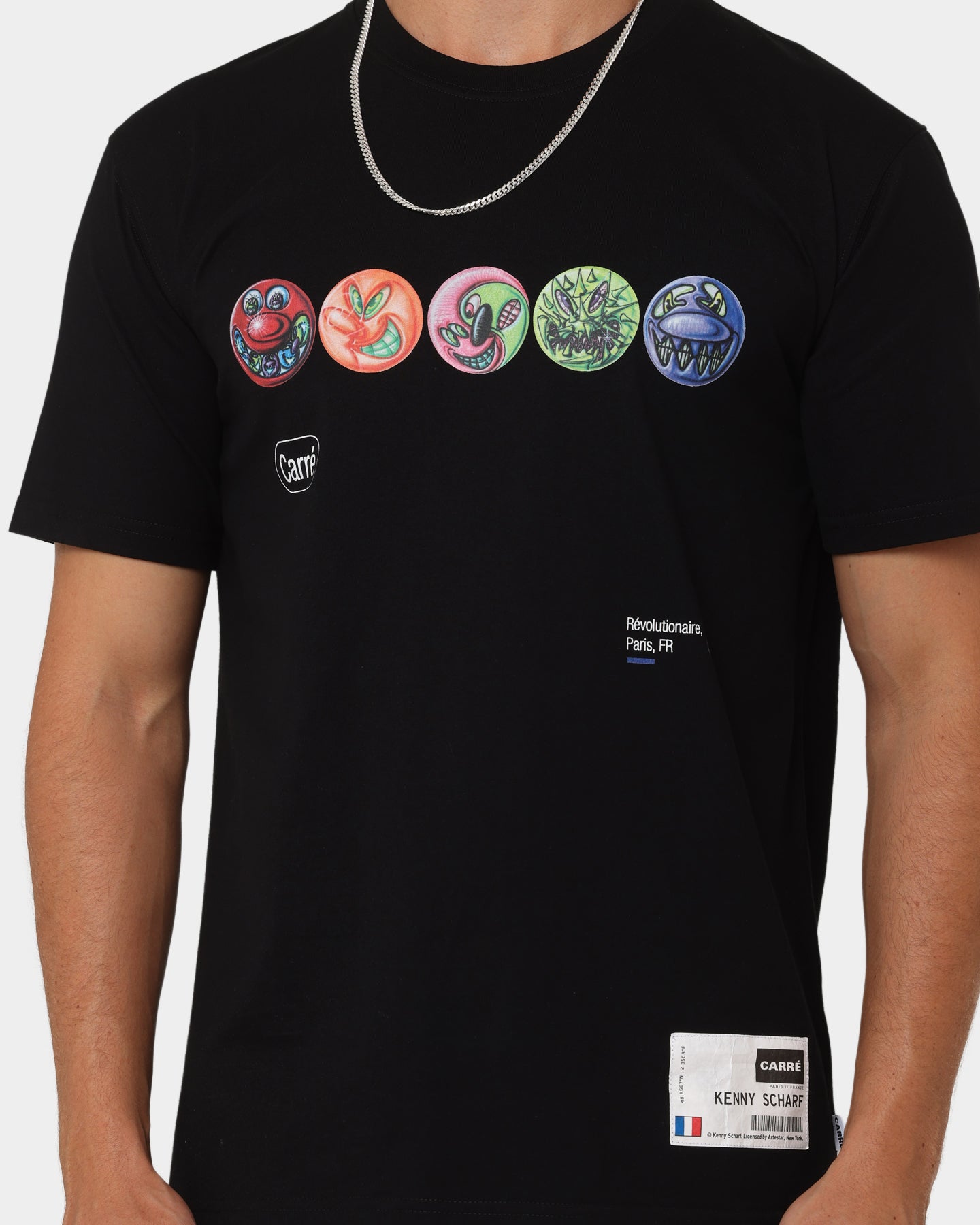 Carré X Kenny Scharf Gary's Revolution Black T-Shirt