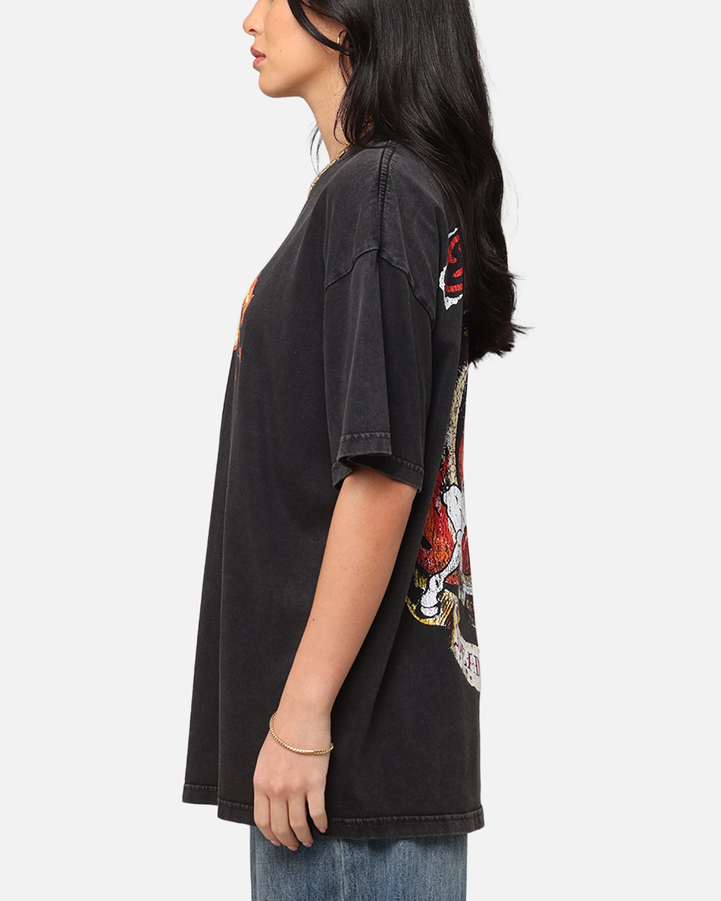 Ed Hardy Horse Power Vintage Black Acidwash T-Shirt - Make a Bold Statement