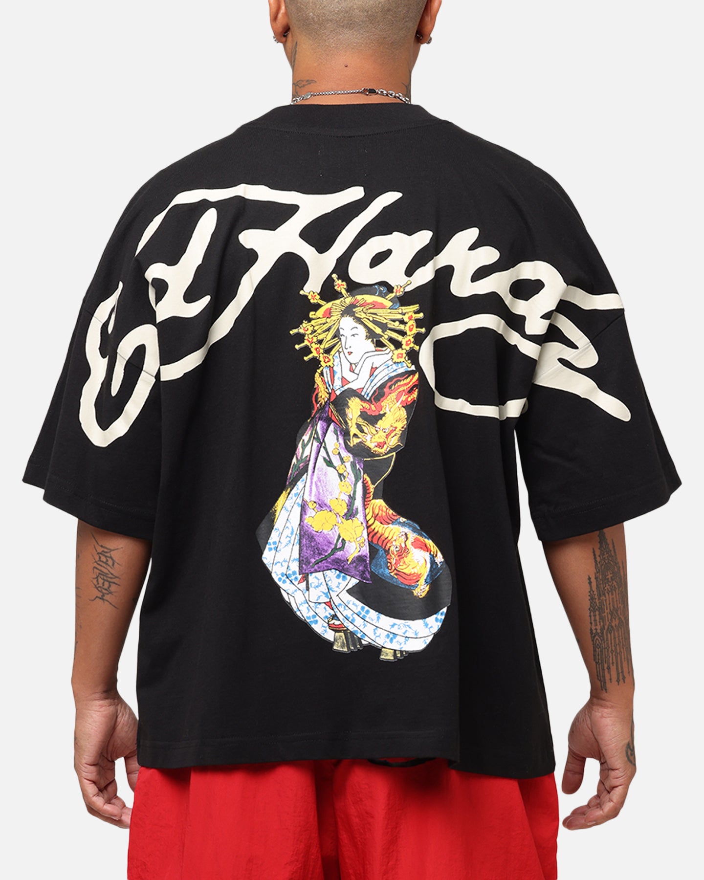 Ed Hardy Geisha Black T-Shirt