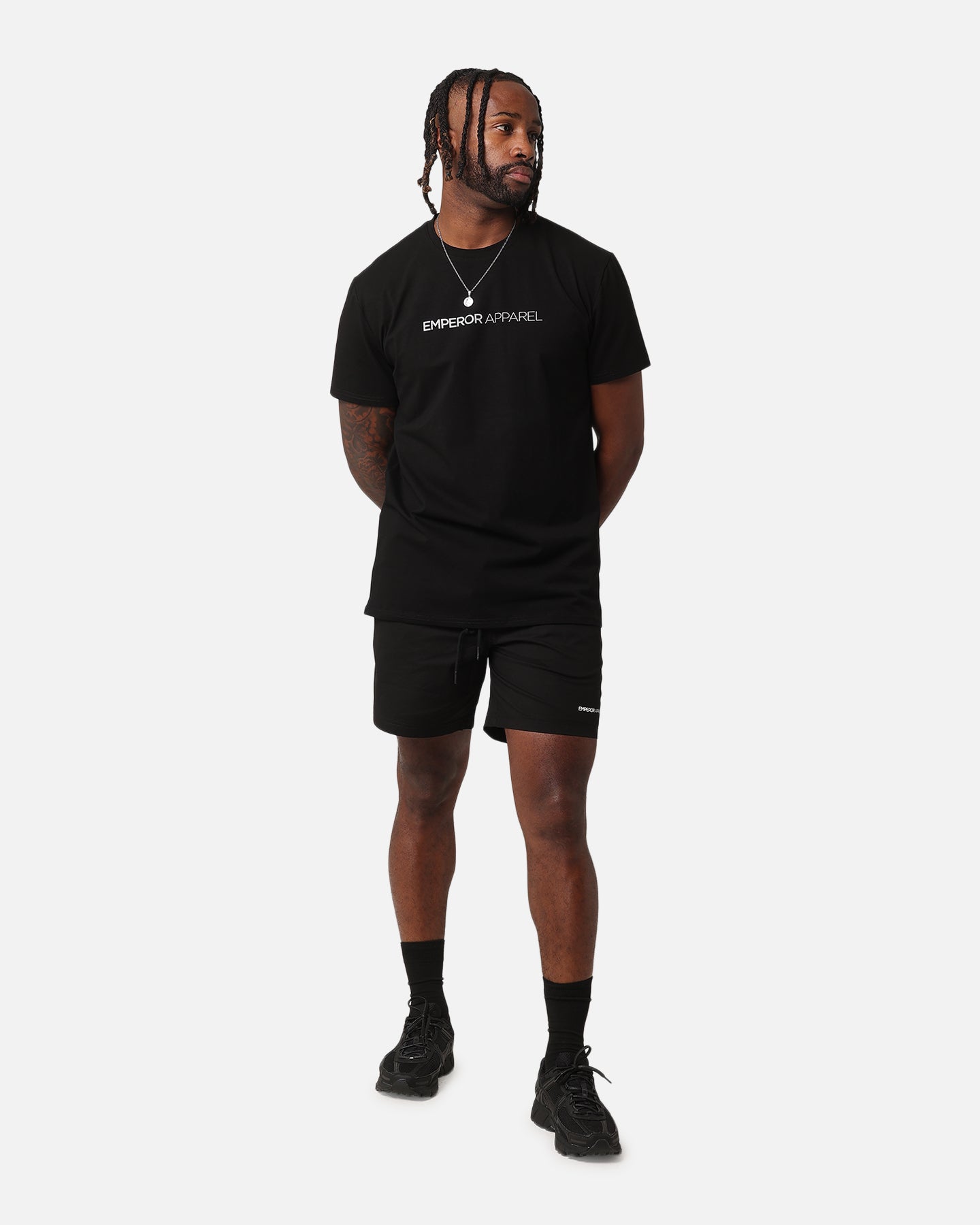 Emperor Apparel's Essential Black Everyday Shorts