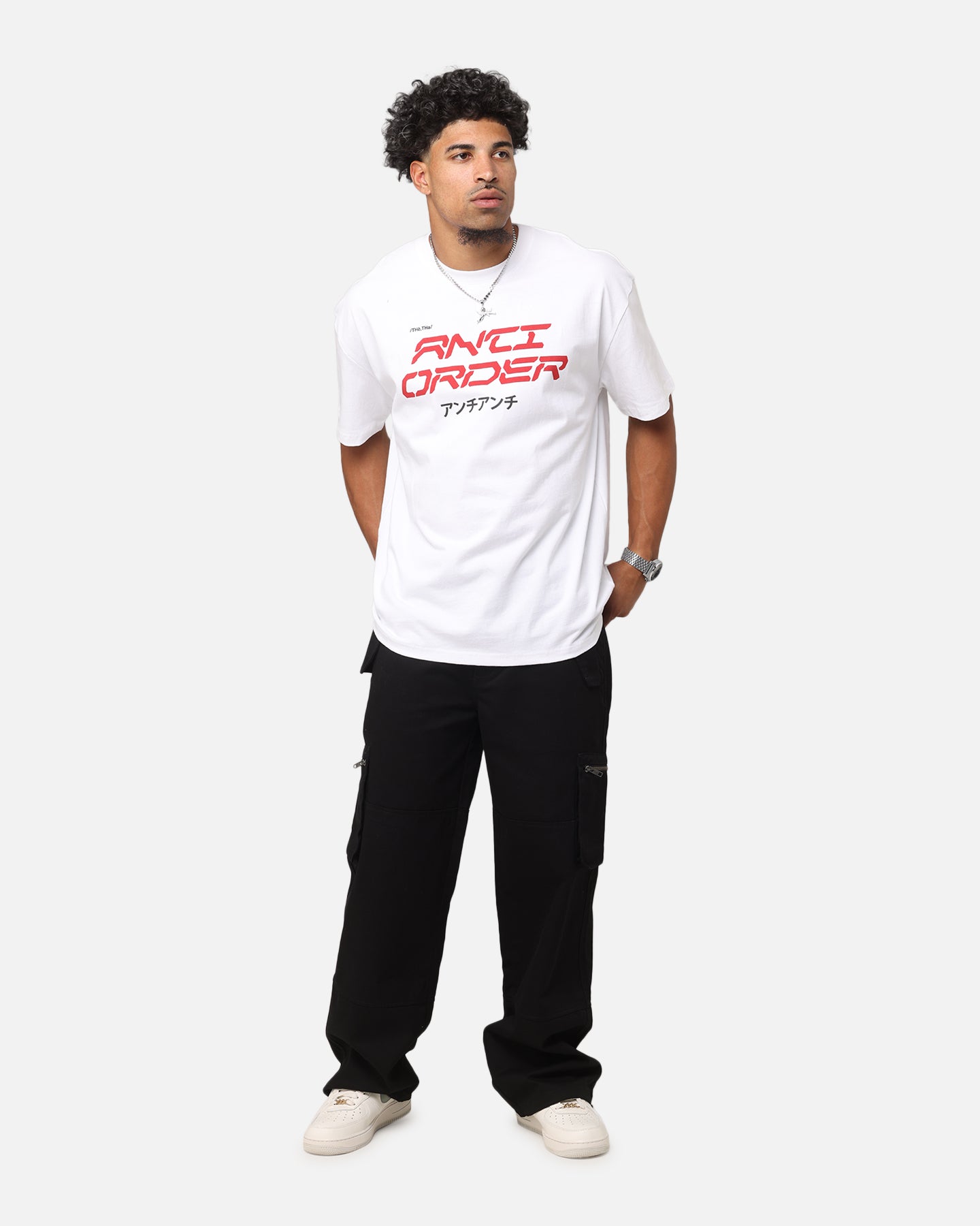 Stand Out in Style with The Anti Order Tori Boxy White T-Shirt