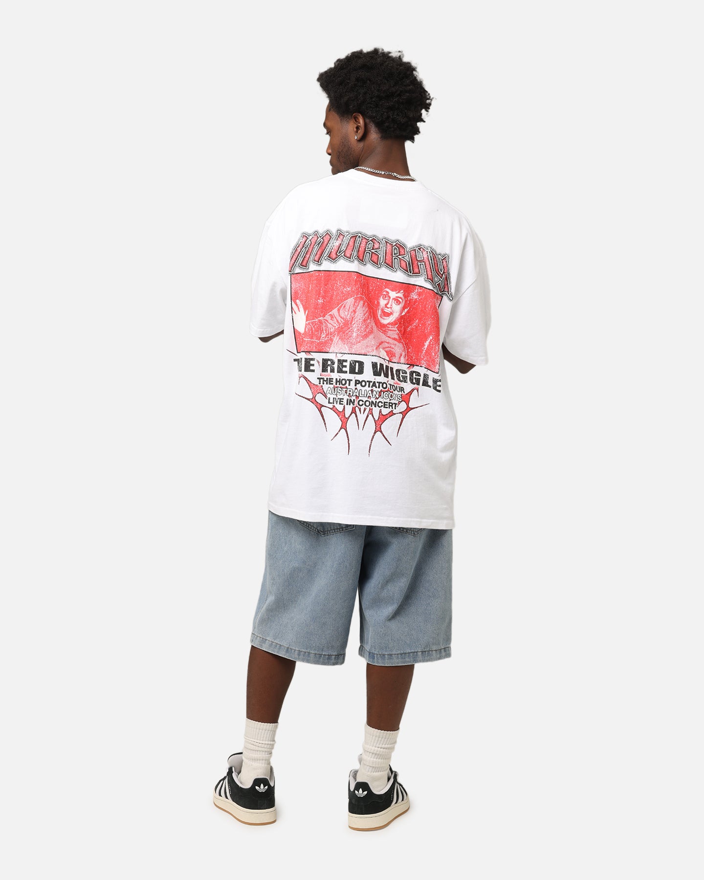 Goat Crew X The Wiggles Red Wiggle Awesome Heavy T-Shirt in White