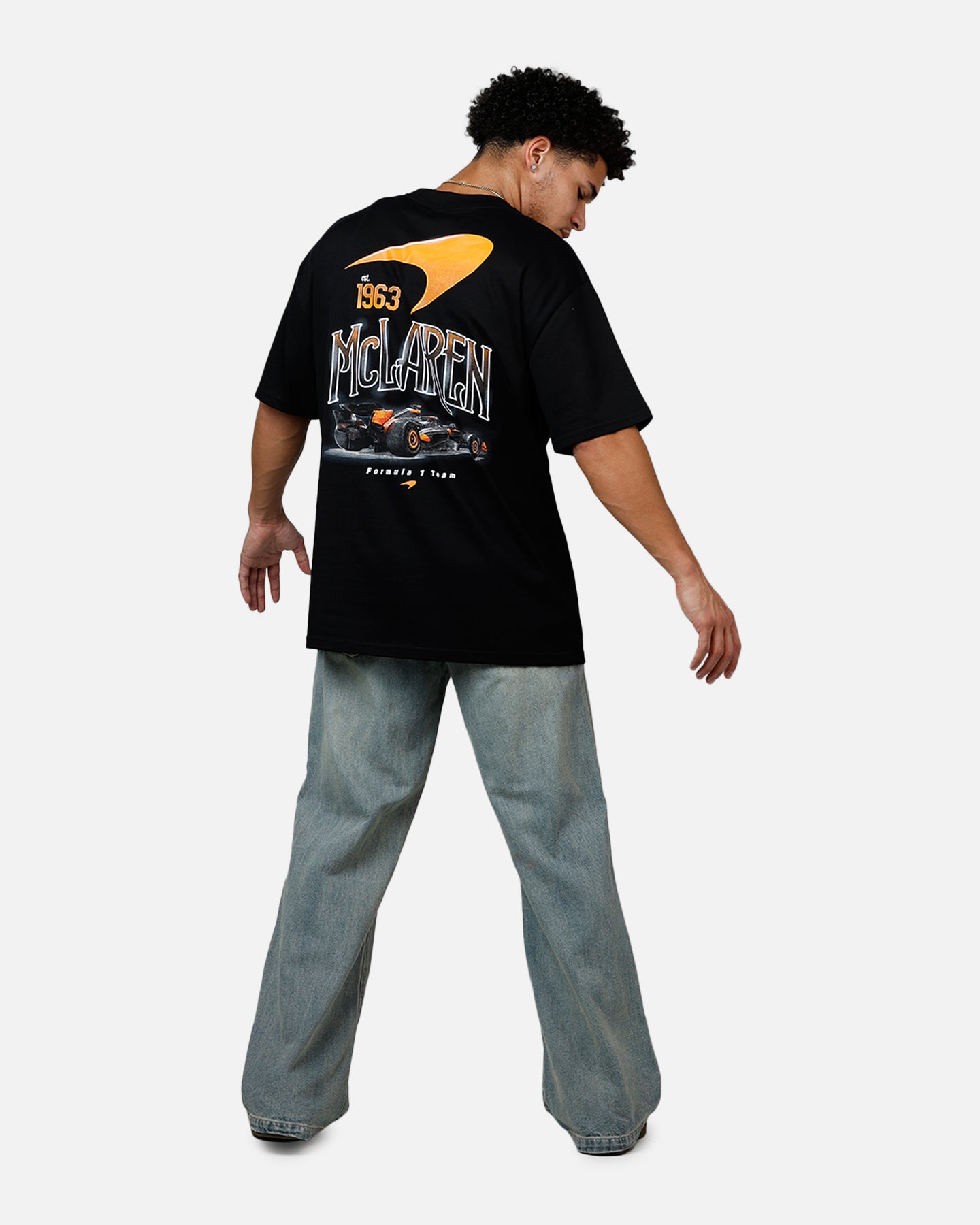 Wild Collective x McLaren Women's Vegas Grad Prix 2024 T-Shirt - Washed Black