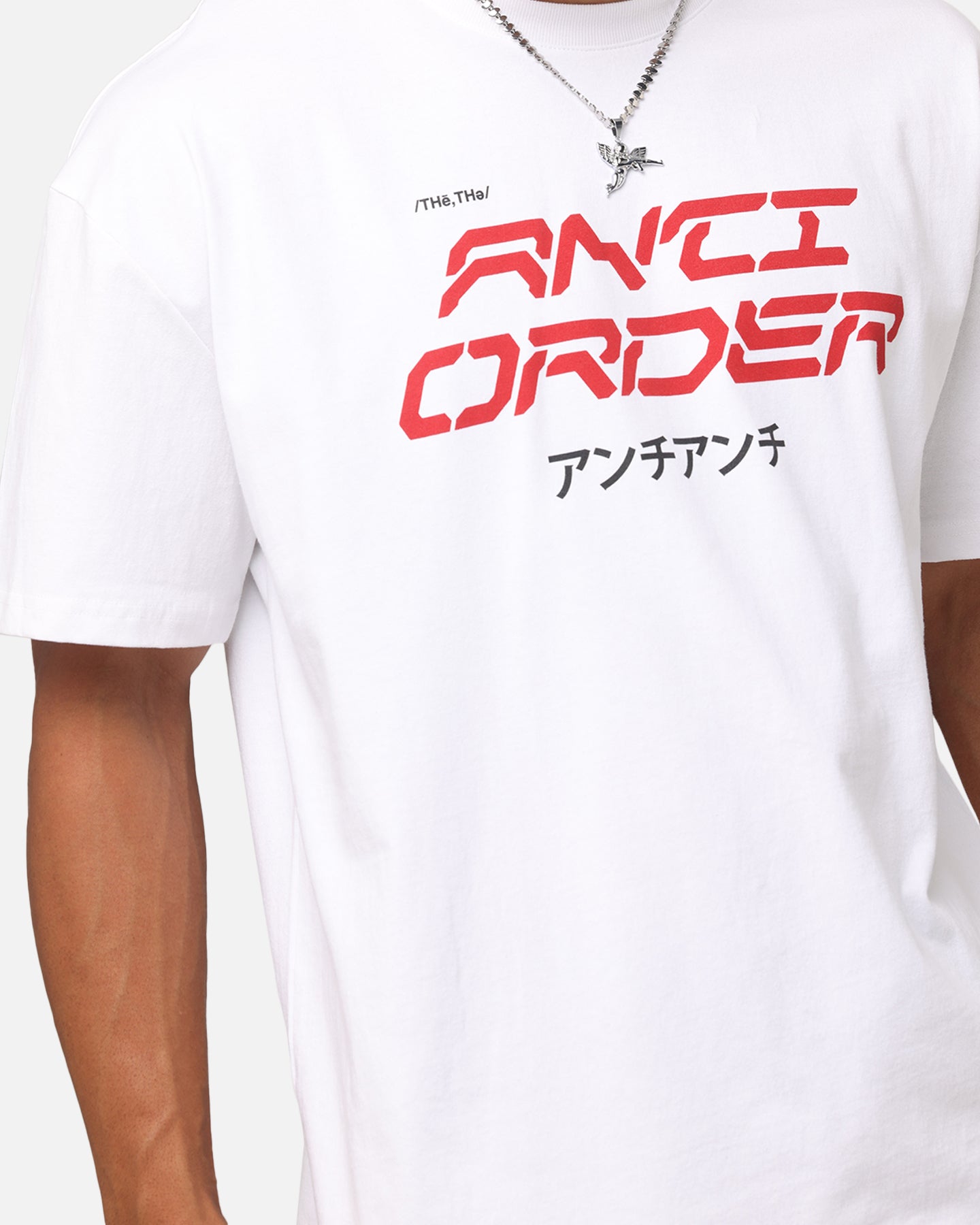 Stand Out in Style with The Anti Order Tori Boxy White T-Shirt