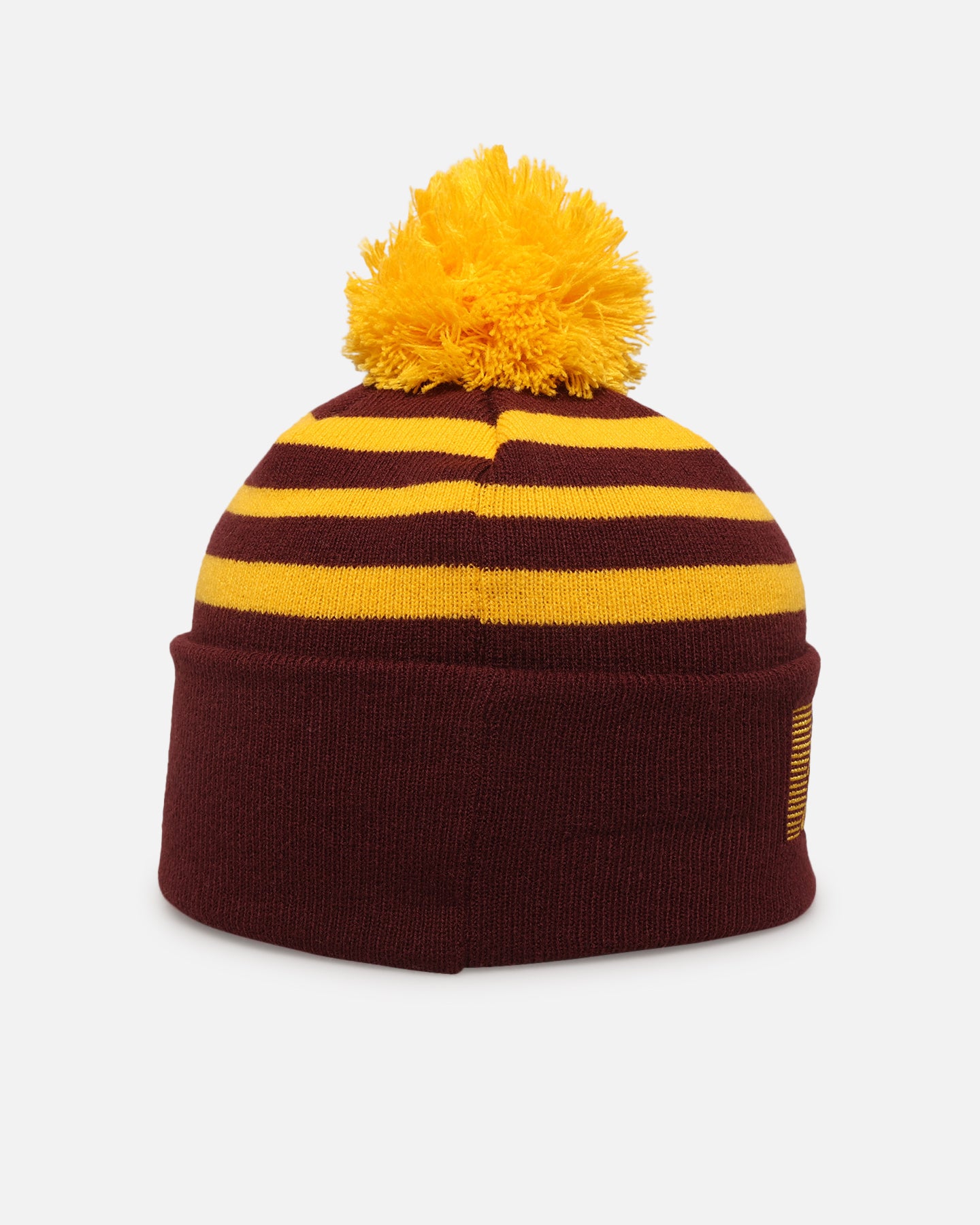 New Era Brisbane Broncos 2025 NRL Collection Knitted Badged Beanie - Official Team Colour
