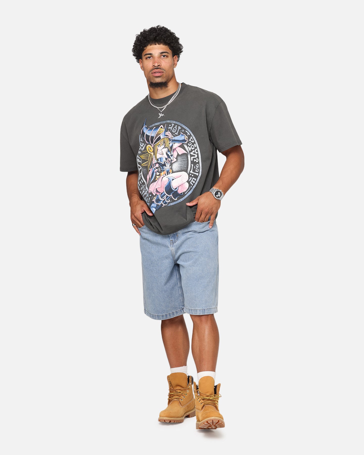 Unleash Your Inner Magic with the Goat Crew X Yu-Gi-Oh! Dark Magician Girl Card Heavy T-Shirt