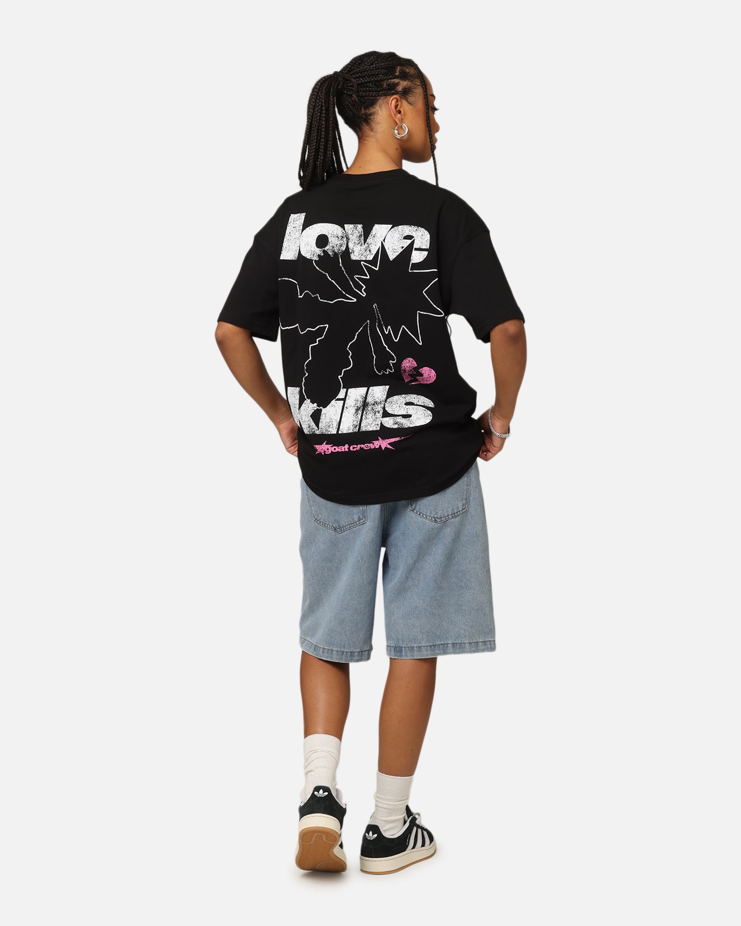 Love Kills Black Goat Crew T-Shirt