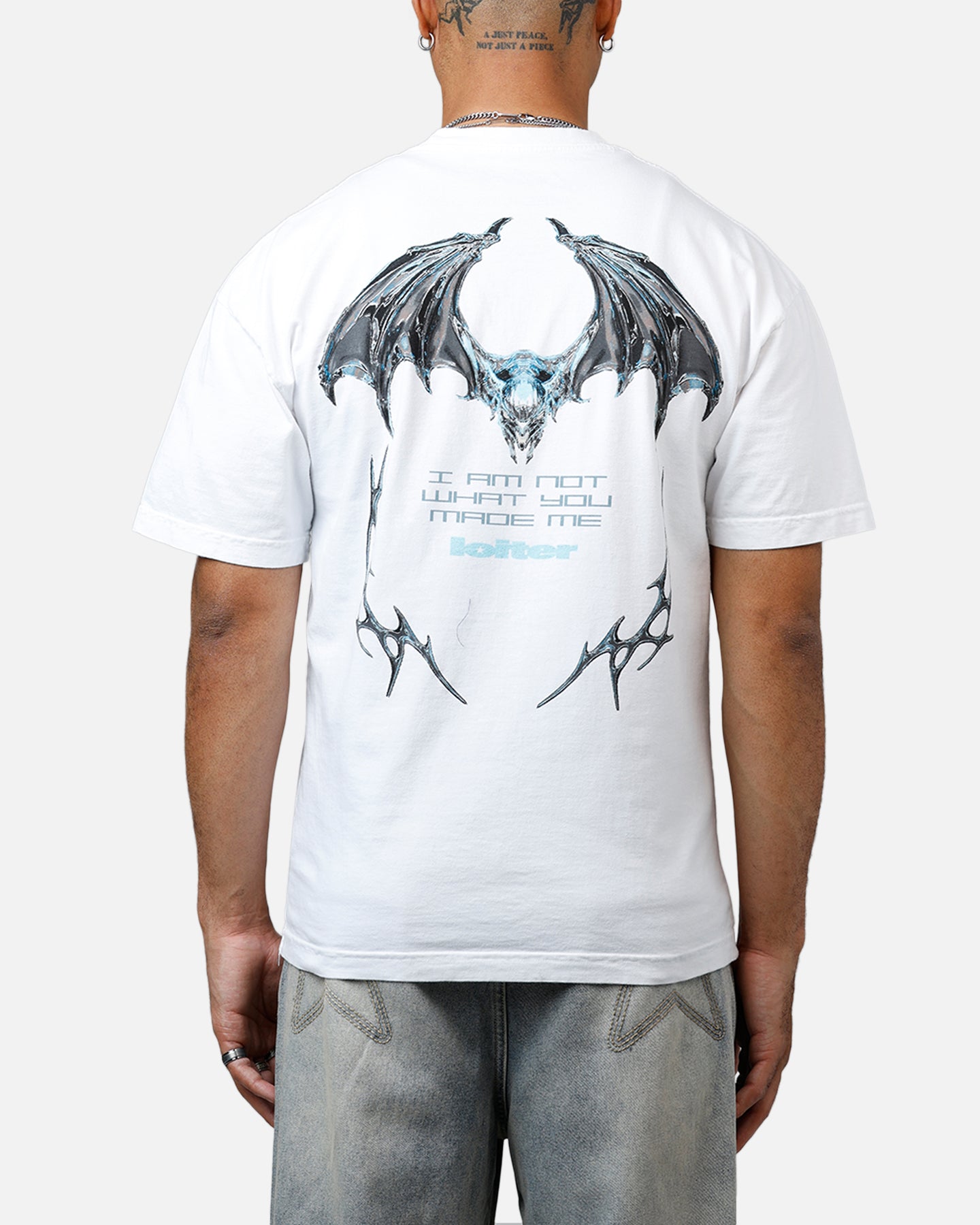 Loiter Chrome Deceiver Vintage White T-Shirt - Elevate Your Style