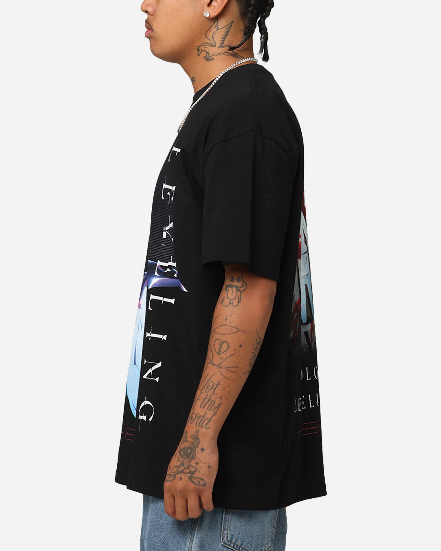 Epic Goat Crew X Solo Leveling Heavy T-Shirt in Black