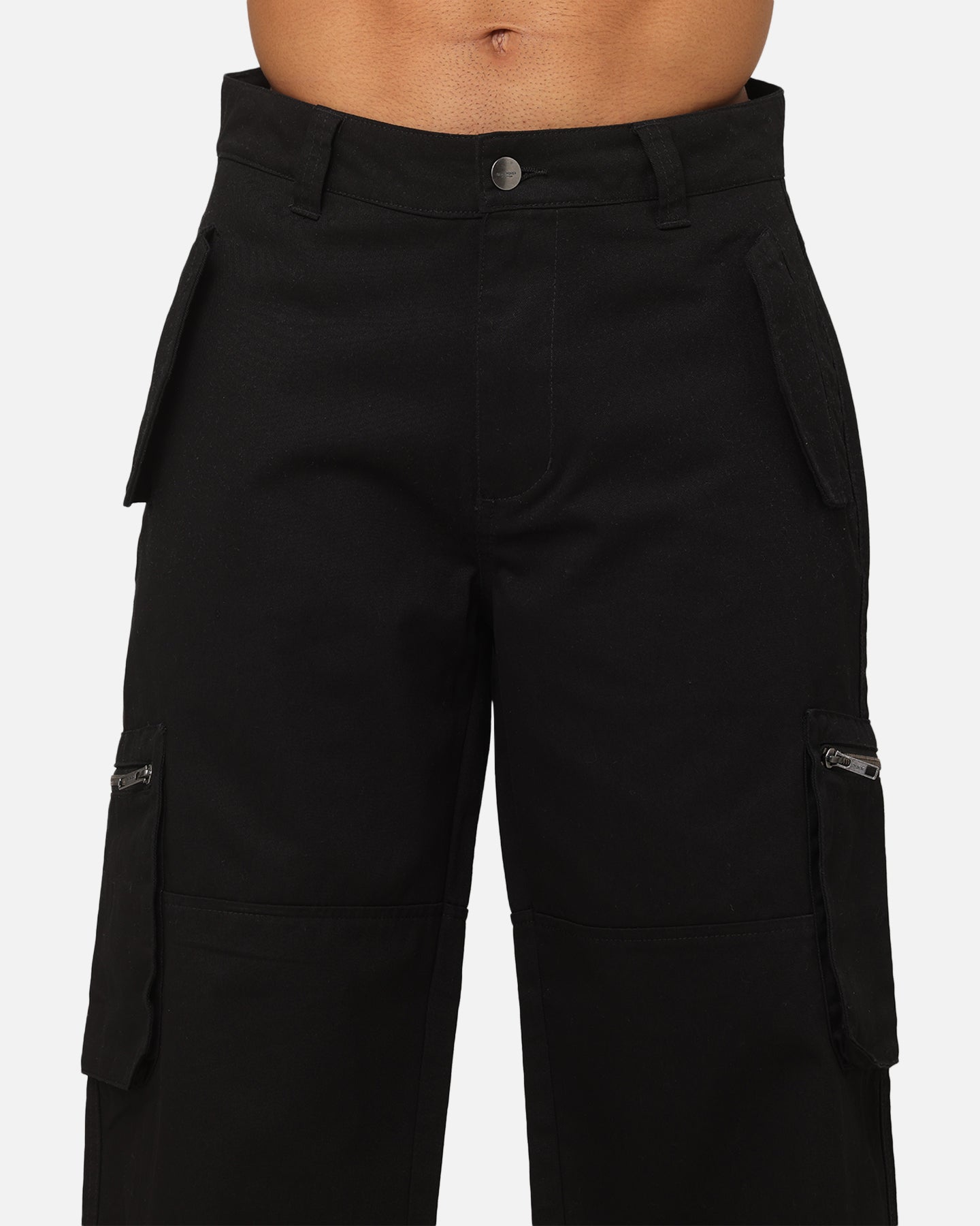 Saint Morta Inutero Black Baggy Cargo Pants - A Streetwear Essential