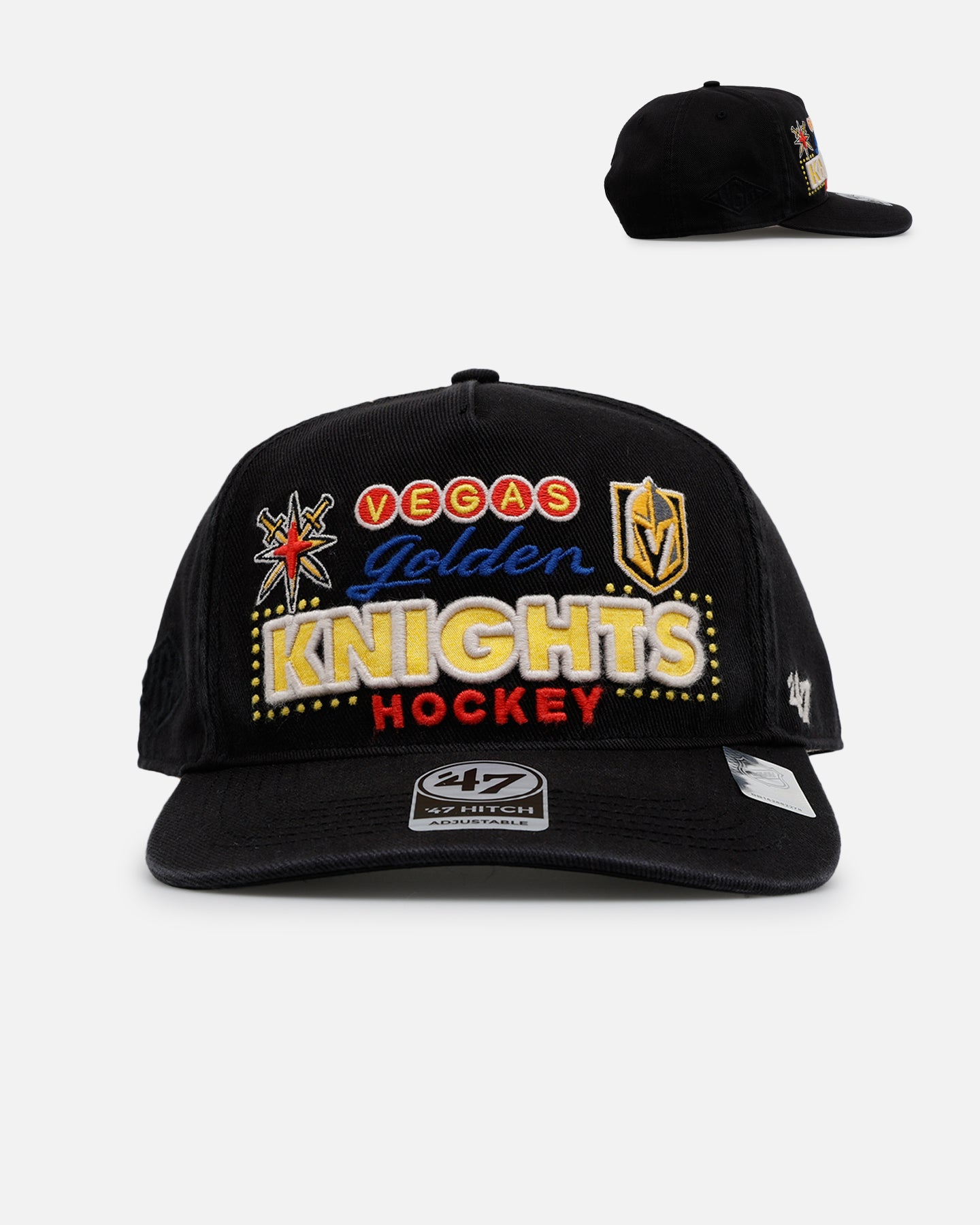 47 Brand NHL Trophy Case Premium Hitch Snapback Cap - Vegas Golden Knights, Black