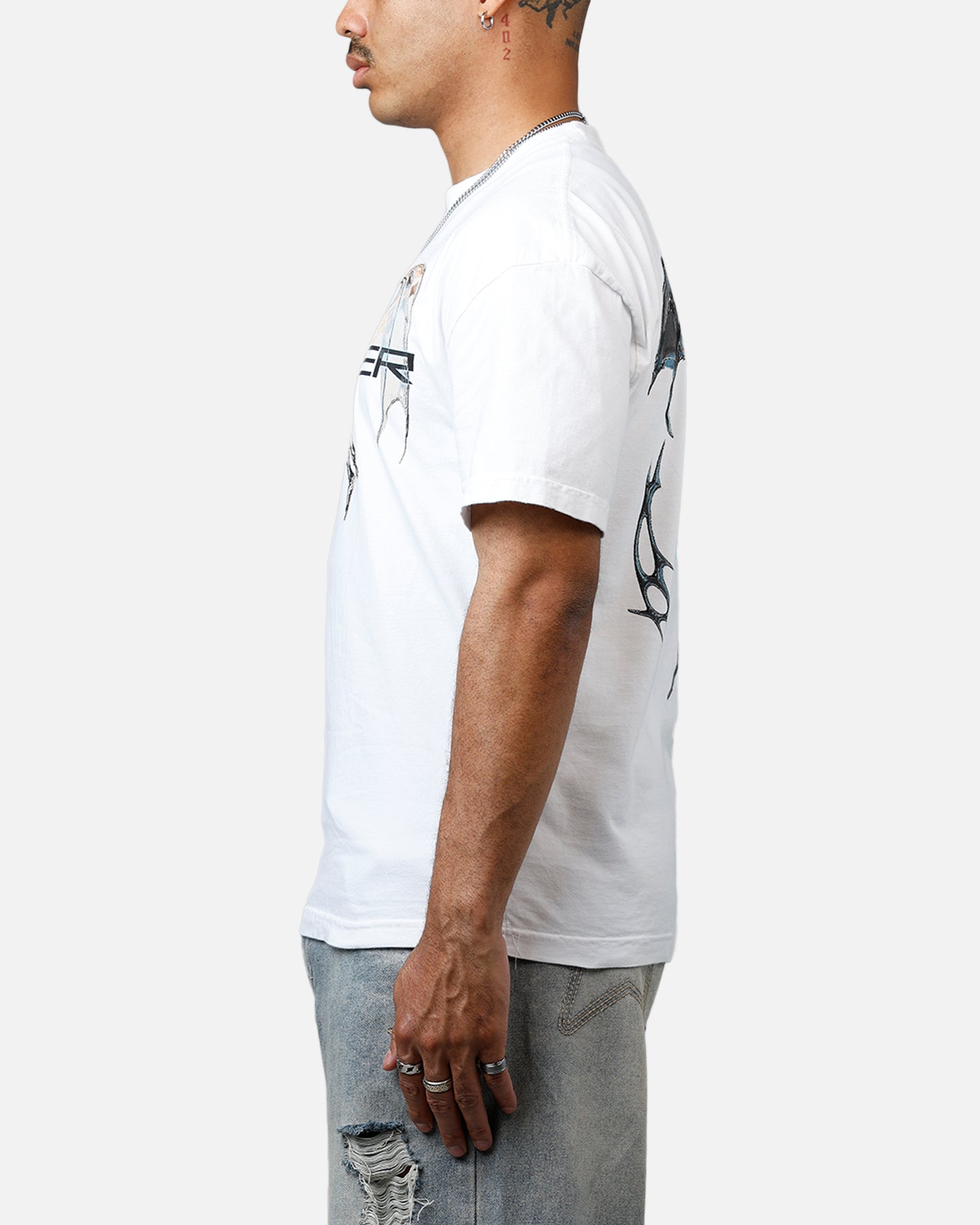 Loiter Chrome Deceiver Vintage White T-Shirt - Elevate Your Style