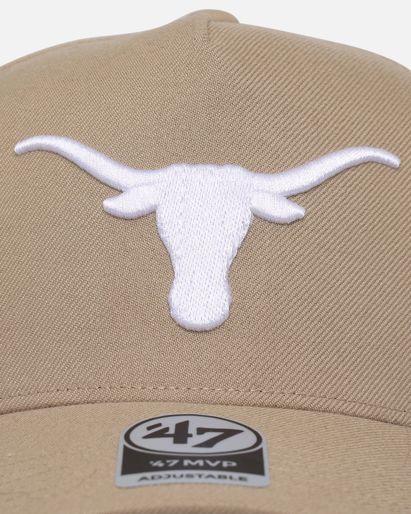 47 Brand Texas Longhorns 47 MVP DT Snapback - Khaki/White: A Must-Have for the Ultimate Fan Look!