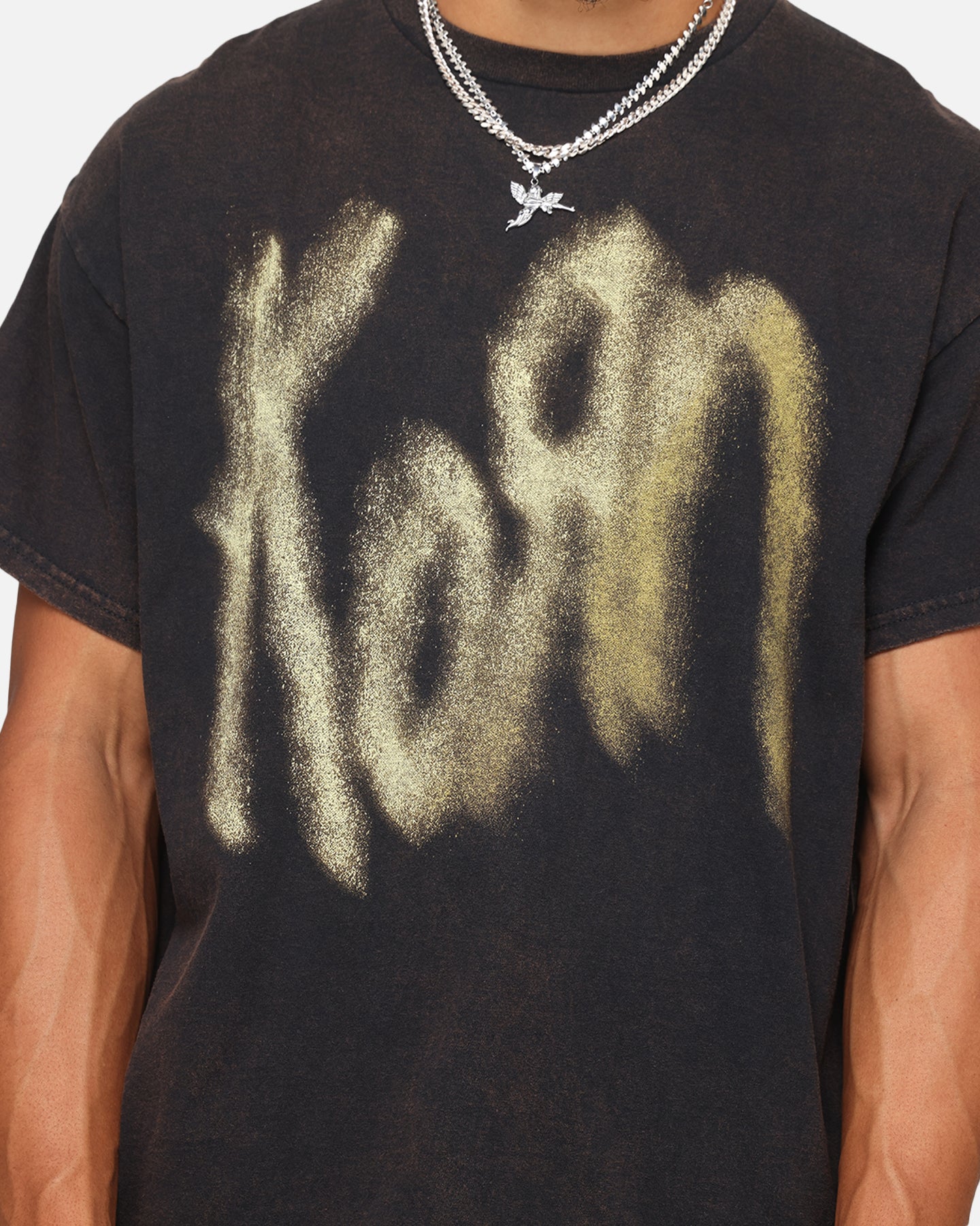 Korn's Legendary Vintage Black Logo Noise T-Shirt